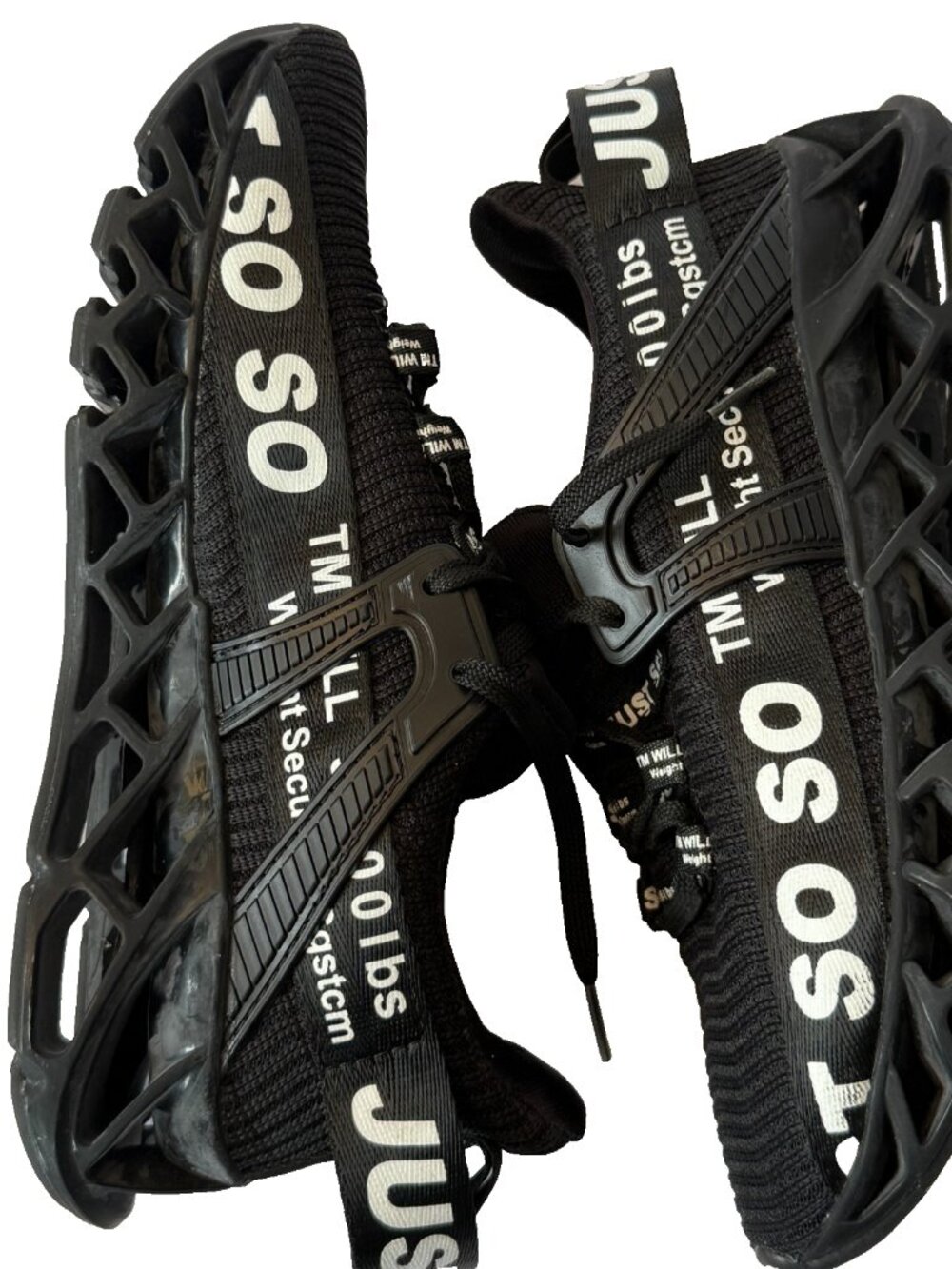 UMYOGO JUST SO SO SHOES WOMENS 38 SIZE 7 BLACK SNEAKERS ATHLETIC RUNNING GYM